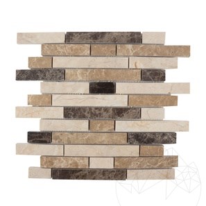 Mix Polished Marble Mosaic, 2.3 x FL