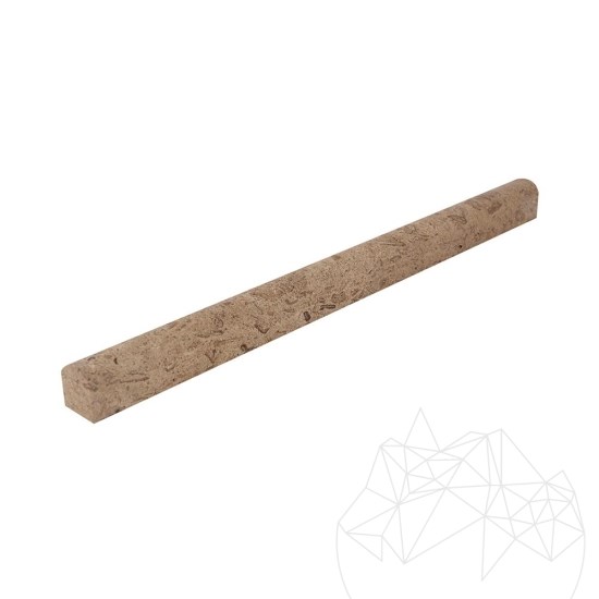Latte Travertine M2 Moulding, 2 x 2 x 30.5 cm
