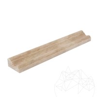 Classic Travertine M17 Moulding, 2.5 x 5 x 30.5 cm