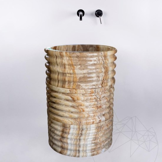 Bathroom Sink - Tao Onyx, 42 x 68 cm