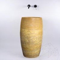 Bathroom Sink - Yellow Travertine SP 22
