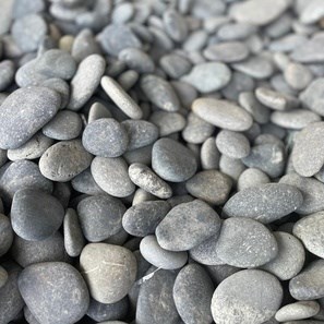 Flat Black Pebbles Bag, 20kg