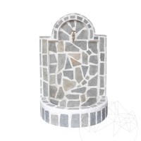 Cismea Large Garden, Traditional, Freestanding - Polygonal stone veneer, Kavala Slate, 105 x70 cm, 70 kg