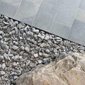 Pebbles Slate Kavala Fish Gray 1-3 cm (Bag 20 kg)