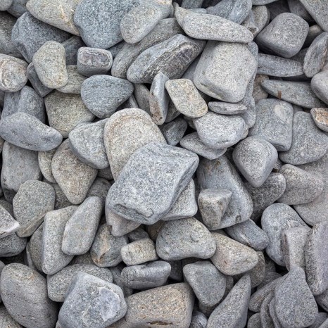 Fish Grey Kavala Slate Pebbles 3-6 cm (20 Kg/Bag)