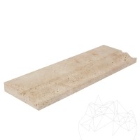 Classic Travertine M10 Moulding 10 x 30.5 x 2 cm