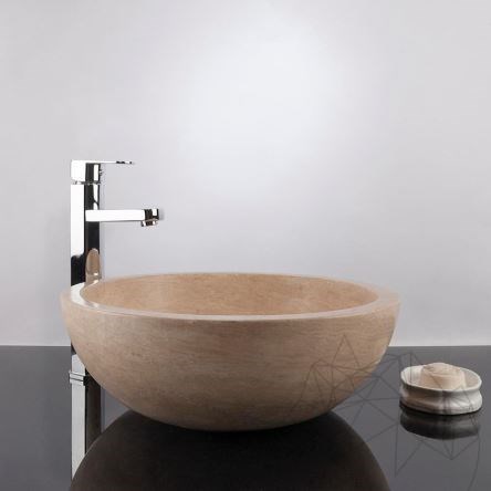 Bathroom Sink - Classic Travertine RS-5, 42 x 15 cm