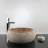 Bathroom Sink - Latte Travertine RS-24