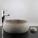 Bathroom Sink - Silver Travertine RS-24, 42 x 15 cm