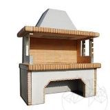 Gratar Gradina Harmony Mare placat cu caramida refractara