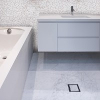 Crazy Paving Tumbled Thassos Marble Mosaic