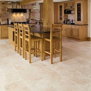 Classic Cross Cut Brushed Travertine 61 x 30.5 x 1.2 cm