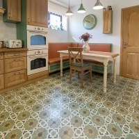 Oriental Terrazzo KR-09 Green 20 x 20 x 1.8 cm