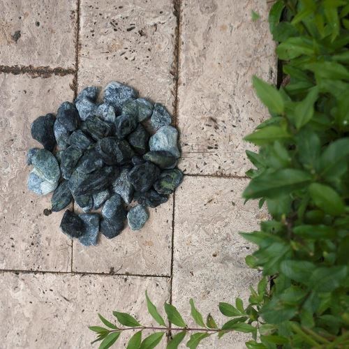 Green Marble Pebbles 1-2 cm Bag 20 Kg