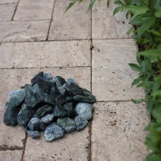 Green Marble Pebbles 4-8 cm Bag 20 Kg