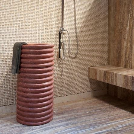 Bathroom Sink - Red Opium Travertine SP 23 82 x 42 cm