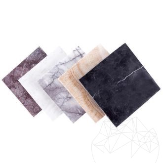 Sample - Purple Arabescato Polished Marble 60 x 30 x 2 cm (Translucent)