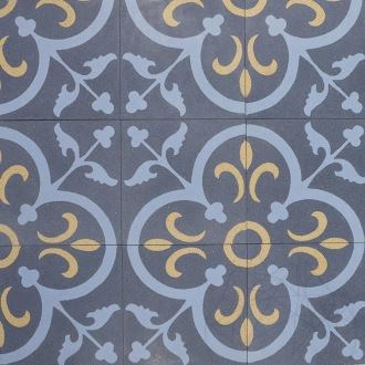 Terrazzo Oriental KR-01 Bleu 20 x 20 x 1.8 cm