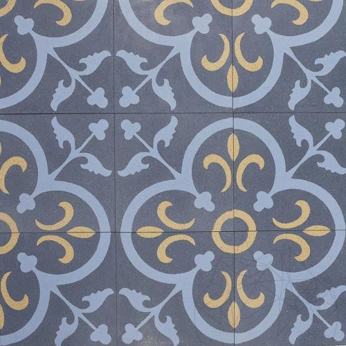 Terrazzo Oriental KR-01 Bleu 20 x 20 x 1.8 cm