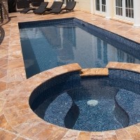 Peach Cross Cut Brushed and Chiseled Edge Travertine 15 x 30.5 x 3 cm