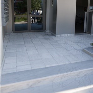 Kavala Polished Marble Step, 120 x 33 x 3 cm