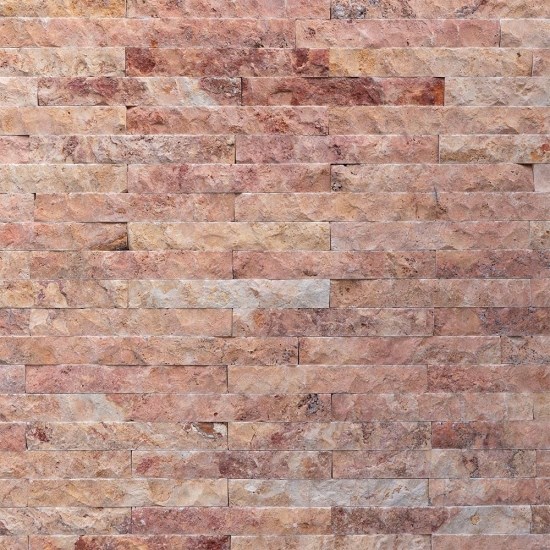 Peach Splitface Travertine, 5 cm x FL x 2 cm