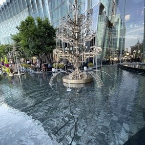 Natural Slate Silver, Brushed (Anti-Slip), 60 x 10 x 1 cm | Ideal for Outdoor/Indoor, Vertical/Orizontal