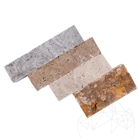 SAMPLE - Olympus Beige Splitface Travertine 8 x 22 x 1.3 cm