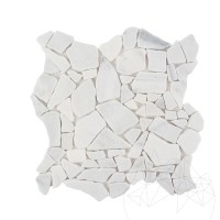 Kavala Crazy Paving Tumbled Marble Mosaic