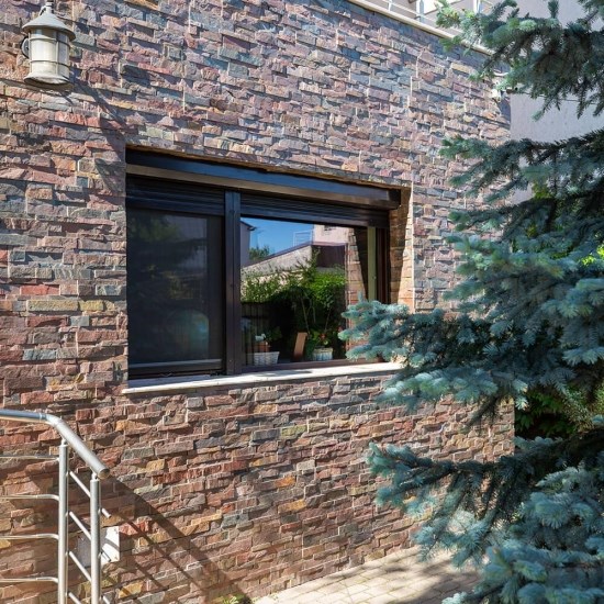 Copper Slate Wall Cladding Panel, 15 x 60 cm