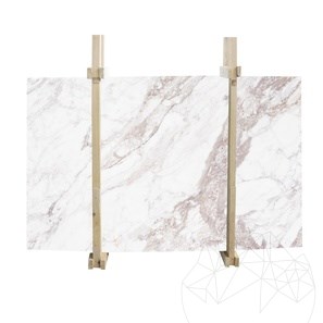 Volakas Brown Polisata Marble Slab, 3 cm