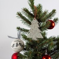 Kavala Slate Tree - Home Christmas Decoration Set (3 pieces)