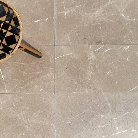 Almond Coffee Polished Marble, 60 x 30 x 2 cm