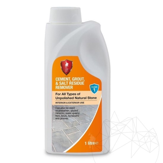 LTP Profesional Cement, Grout & Salt Residue Remover for removing cement residues, grout stain, salts, 1 L