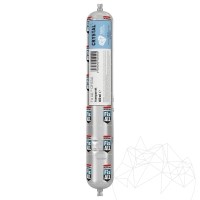 Soudal FIX ALL Crystal (transparent) - SKIN Flexible slate adhesive 600 ml