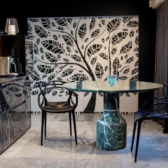 Tinos Marble Moon Dining Table