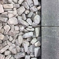 Fish Grey Kavala Slate Pebbles 3-6 cm KG