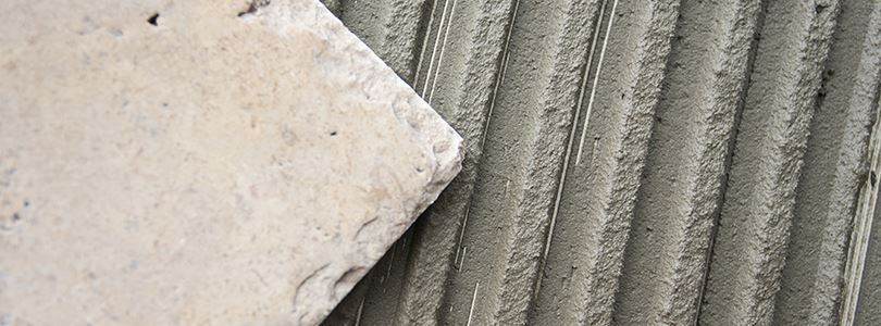 How to Install Natural Stone Flooring over Underfloor Heating. Cutting Tiles, Sealing and Grouting (2)