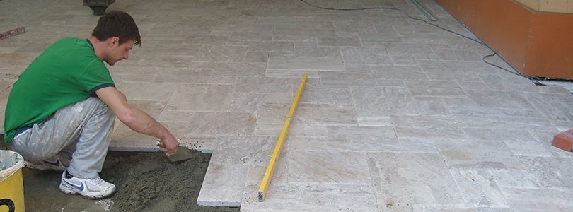 Natural stone adhesive 