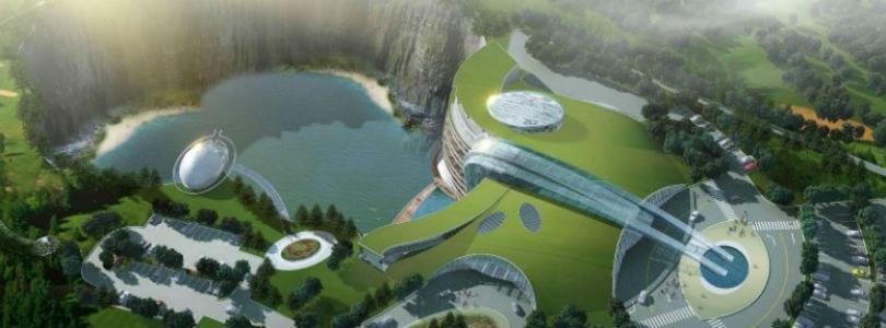 InterContinental Shimao: 5 Star Hotel built inside quarry