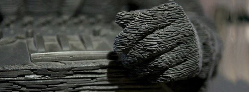 Discover the unique slate sculptures piece by piece