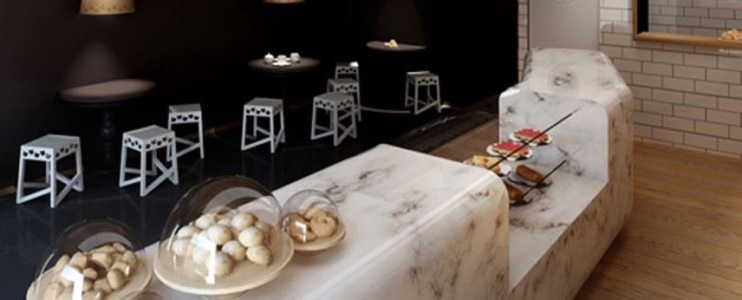 HORECA projects with natural stone 