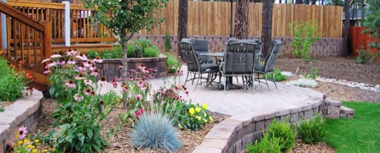 Landscaping ideas with natural stone
