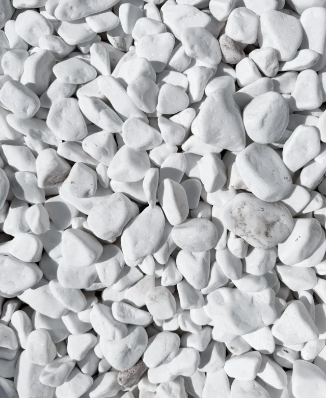 Thassos Marble Pebbles 3-6 cm