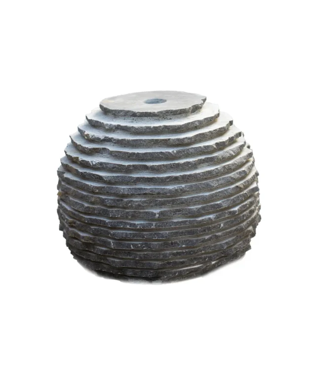 Grey Anthracite Decorative Sphere, 30 cm