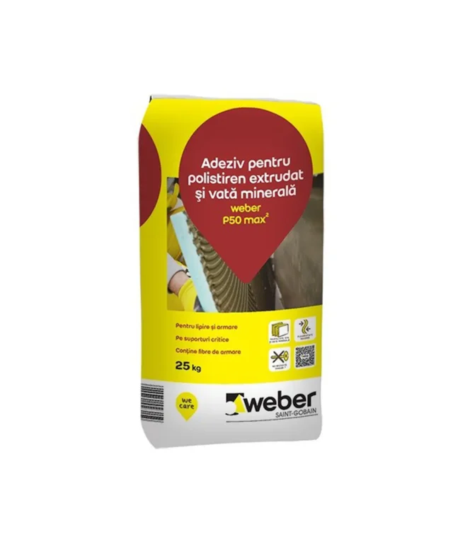 Weber P50 25 Kg - Flexible white adhesive for insulating systems