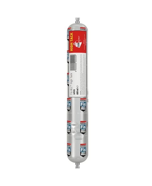 Adhesive - Soudal FIX ALL High Tack White, 600 ml