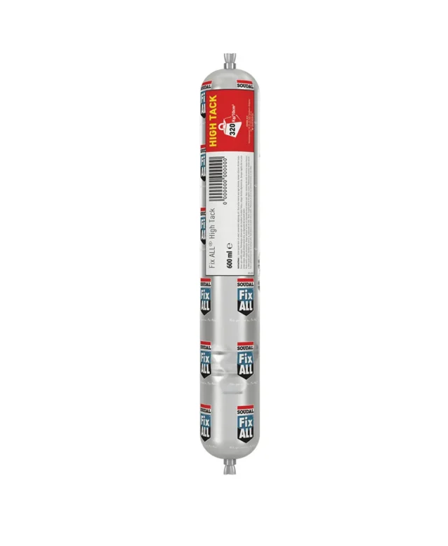 Adhesive - Soudal FIX ALL High Tack Black, 600 ml