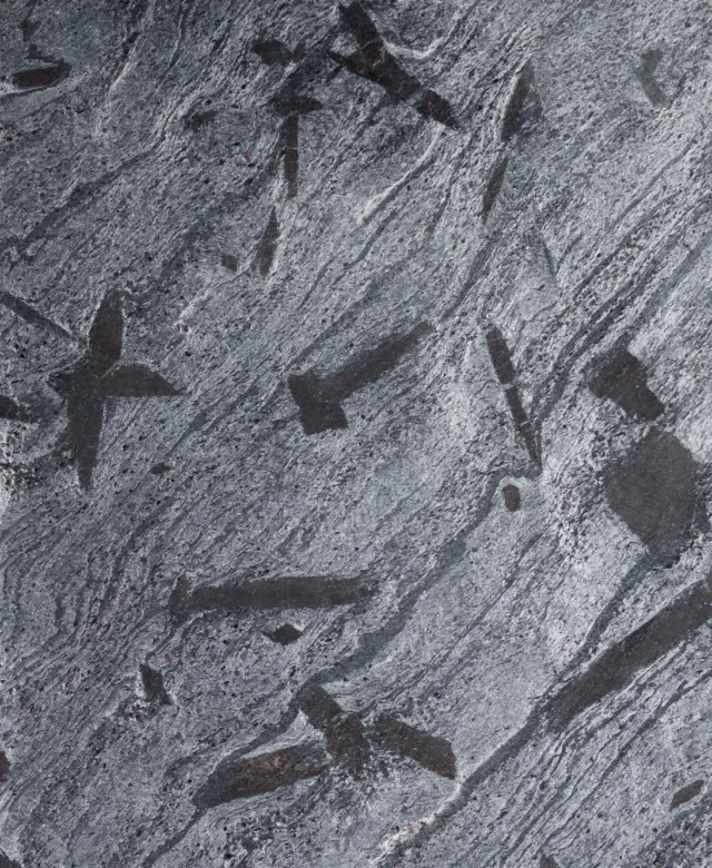 Natural Slate Silver, Brushed (Anti-Slip), 60 x 10 x 1 cm | Ideal for Outdoor/Indoor, Vertical/Orizontal