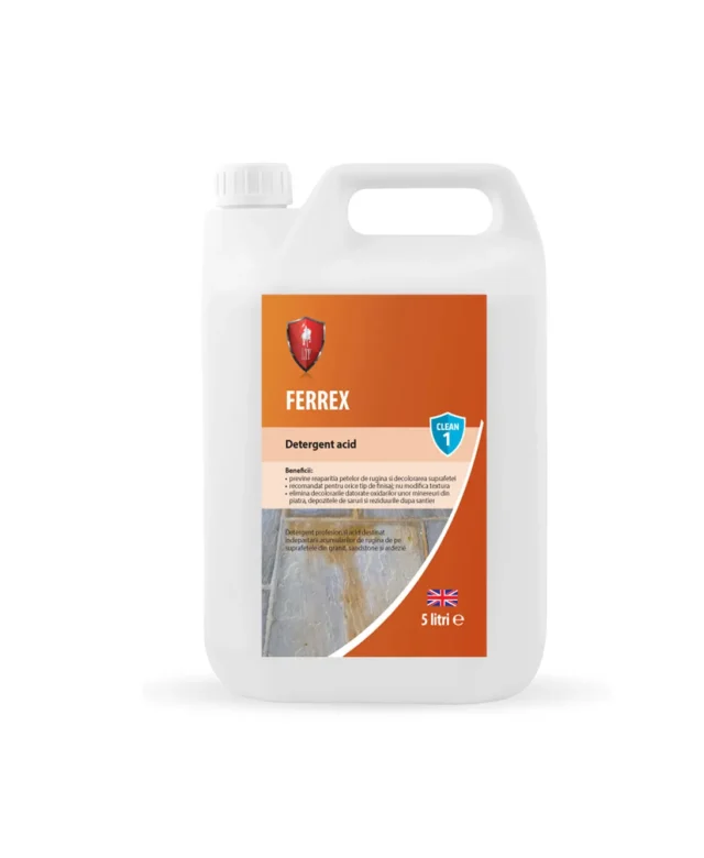 LTP Profesional Ferrex rust remover for granite, slate, sandstone, 5 L